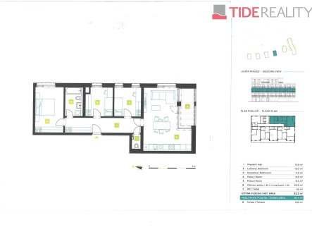 Prodej bytu, 4+kk, 88 m²