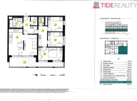 Prodej bytu, 4+kk, 117 m²