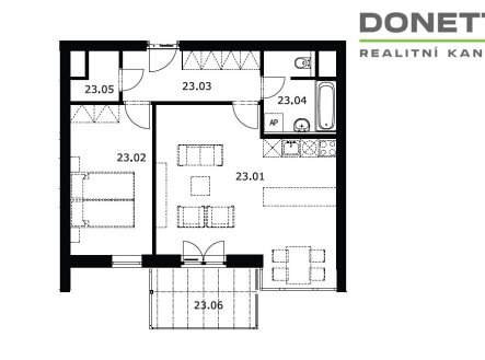 Prodej bytu, 2+kk, 69 m²