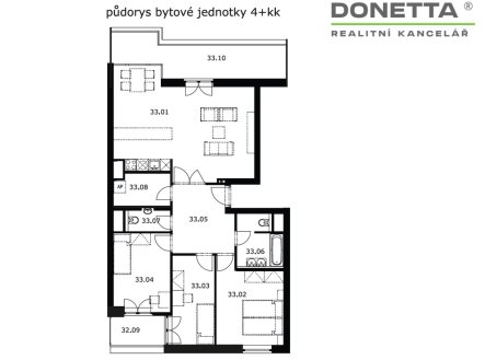 Prodej bytu, 4+kk, 119 m²