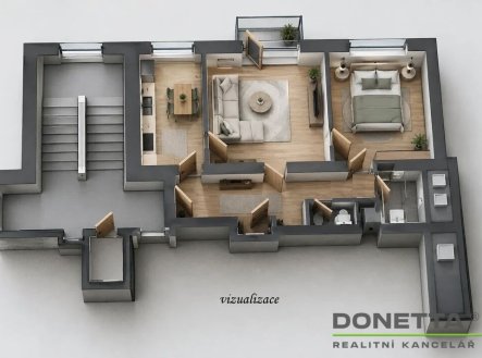 Prodej bytu, 2+1, 63 m²