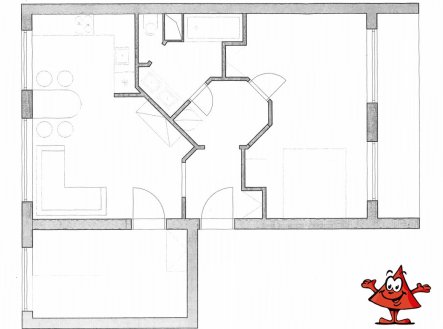 Pronájem bytu, 3+kk, 68 m²