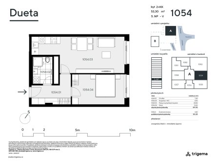 Prodej bytu, 2+kk, 50 m²