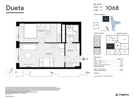 Prodej bytu, 2+kk, 49 m²
