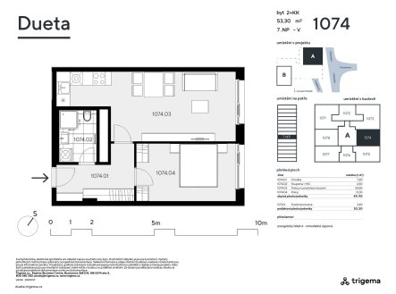 Prodej bytu, 2+kk, 50 m²