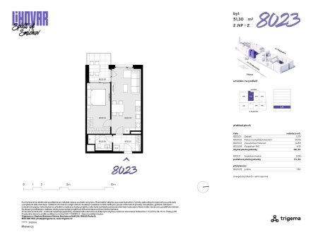 Prodej bytu, 2+kk, 48 m²