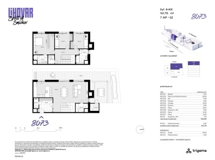 Prodej bytu, 4+kk, 156 m²