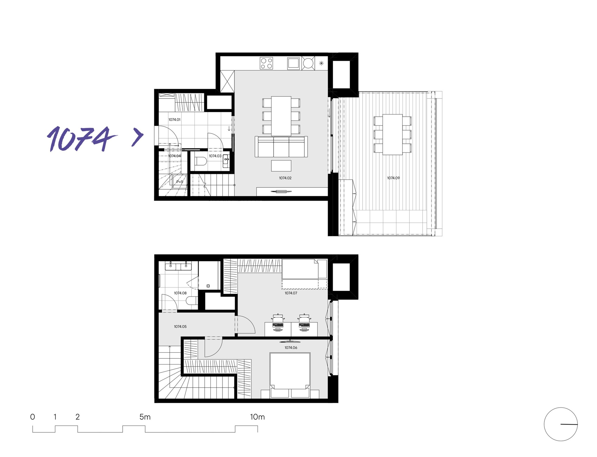 Mezonetový byt 1074 - Projekt LIHOVAR Smíchov