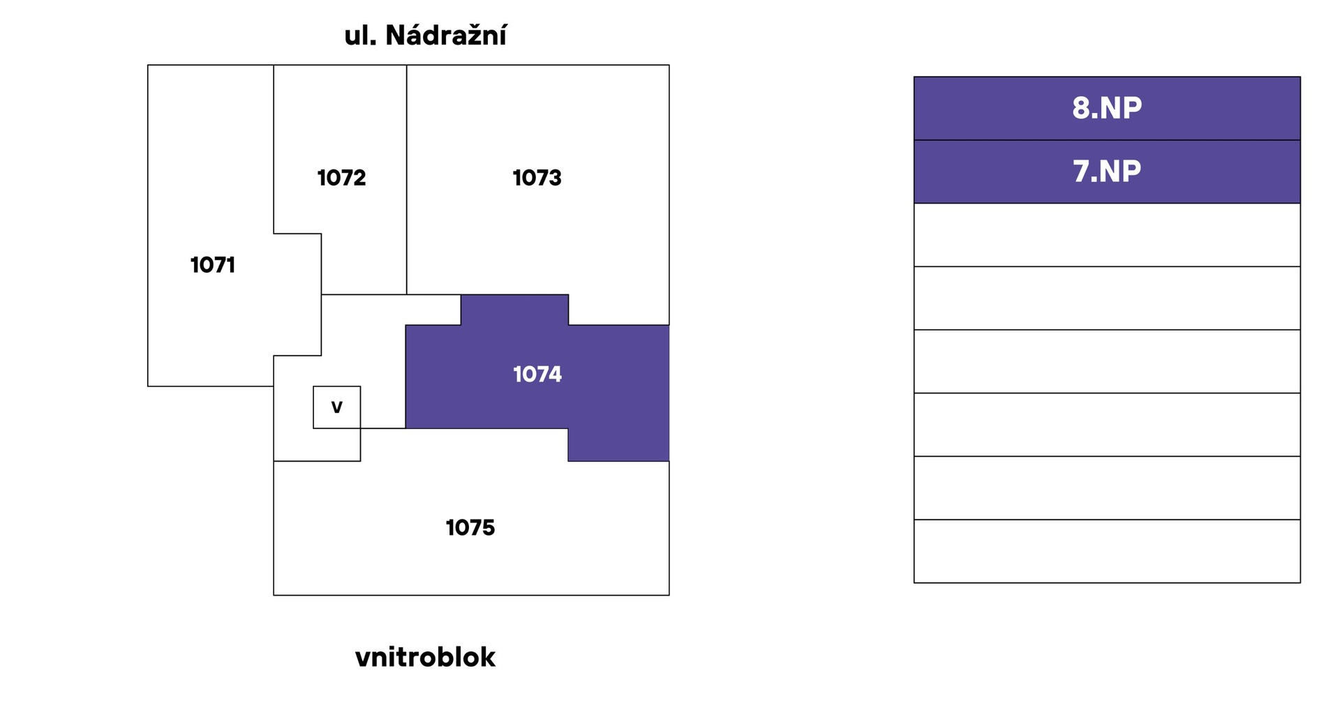 Mezonetový byt 1074 - Projekt LIHOVAR Smíchov