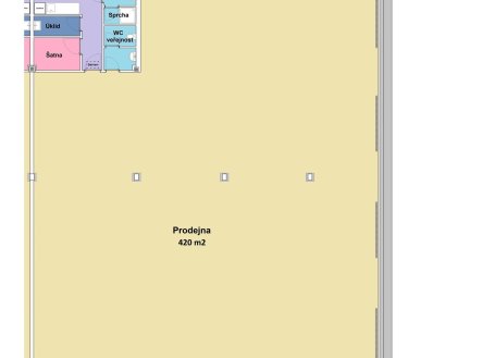 Pronájem komerčního objektu, sklad, 420 m²