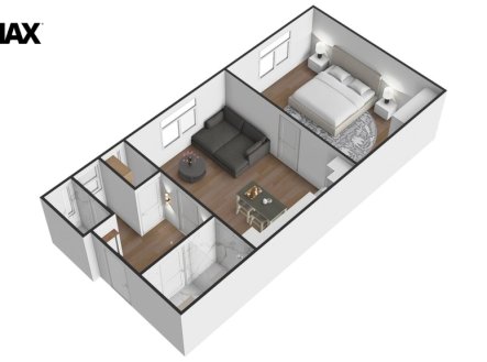 Pronájem bytu, 2+kk, 64 m²