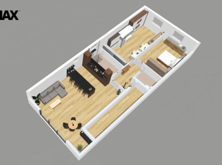 Prodej bytu, 3+kk, 79 m²