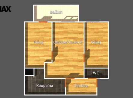 Prodej bytu, 3+kk, 67 m²