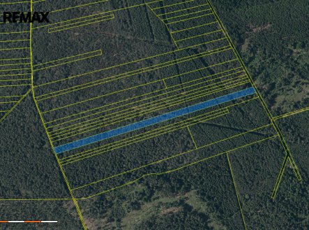 Prodej pozemku, les, 63 558 m²