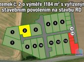 Prodej pozemku pro bydlení, 1 184 m²