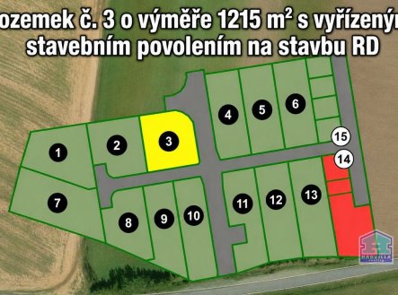 Prodej pozemku pro bydlení, 1 215 m²