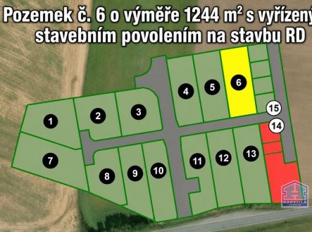 Prodej pozemku pro bydlení, 1 244 m² obrázek