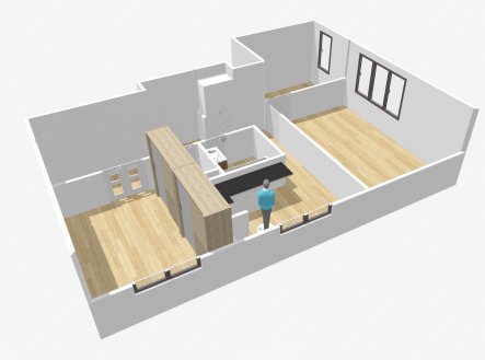 Prodej bytu, 3+1, 56 m²