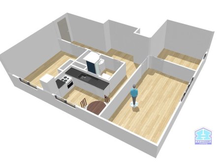 Prodej bytu, 3+1, 56 m²