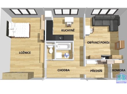 Prodej bytu, 2+1, 80 m²