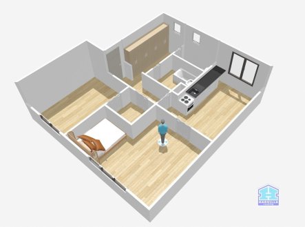 Prodej bytu, 2+1, 58 m²
