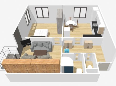 Prodej bytu, 2+1, 57 m²