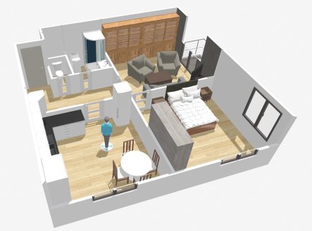 Prodej bytu, 2+1, 57 m²