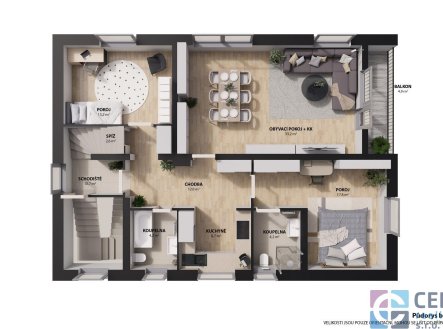 Prodej bytu, 4+1, 117 m²