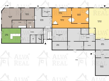 Prodej nájemního domu, 510 m²