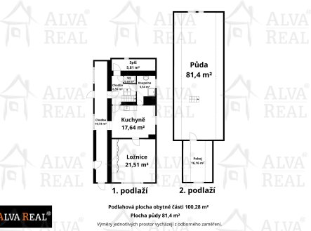 Prodej domu/vily, 100 m²