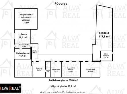 Prodej domu/vily, 370 m²
