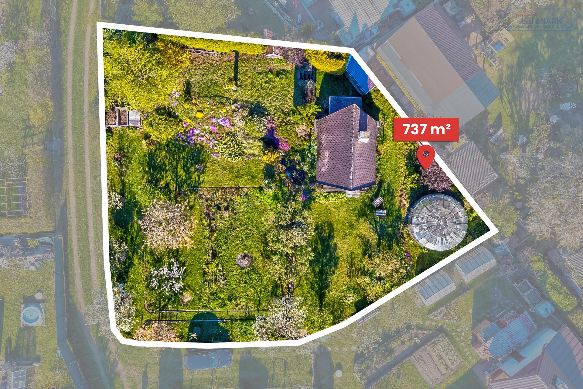 Útulná chata se zahradou 737 m² v klidné části Příbrami – Hatě III