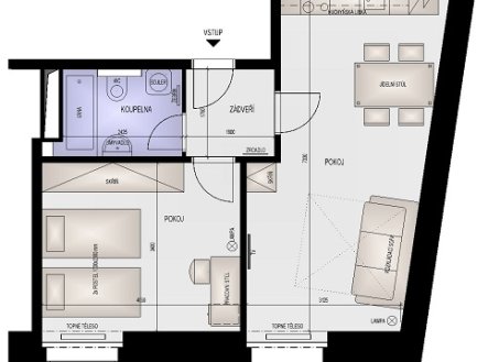 Prodej bytu, 2+kk, 45 m²