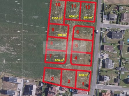 Prodej pozemku pro bydlení, 806 m²