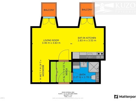 Pronájem bytu, 1+kk, 31 m²