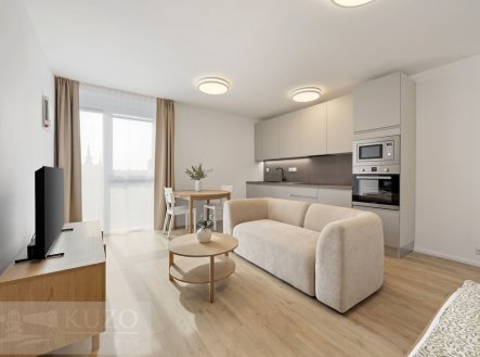 Pronájem bytu, 1+kk, 39 m²