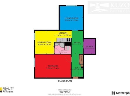Pronájem bytu, 3+kk, 64 m²