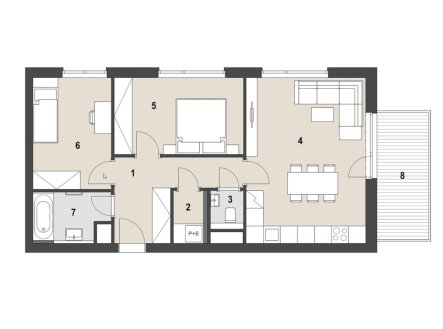 Prodej bytu, 3+kk, 75 m²