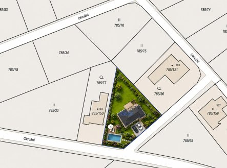 Prodej pozemku pro bydlení, 733 m²