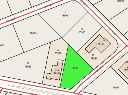 Prodej pozemku pro bydlení, 733 m²