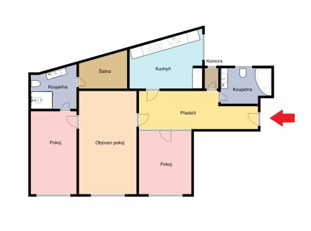Pronájem bytu, 3+1, 97 m²