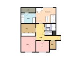 Pronájem bytu, 3+1, 77 m²