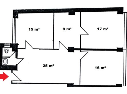 Pronájem kanceláře, 85 m²