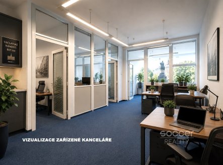 Pronájem kanceláře, 85 m²