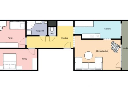 Pronájem bytu, 3+1, 84 m²