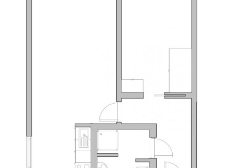 Pronájem bytu, 2+kk, 40 m²