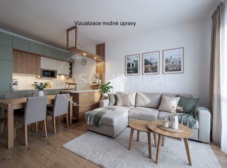 Prodej bytu, 3+kk, 60 m²