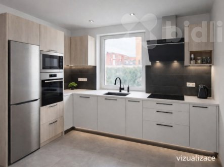 Prodej čtvrtdomku 3+1 s garáží, Otrokovice, ul. Přístavní | Prodej - dům/vila, 78 m²