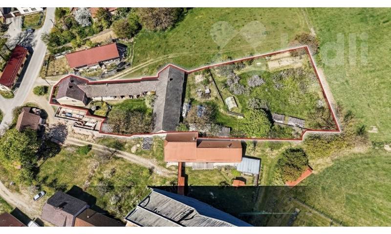 Prodej RD 6+1 250 m2, pozemek 3 642 m2, Vícemil, Jindřichův Hradec
