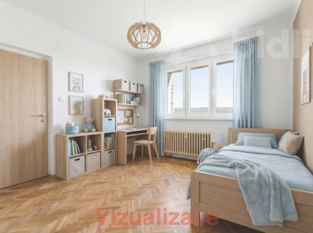 Prostorný byt 3+1 s lodžií a krásným výhledem - Teplice, Řetenice